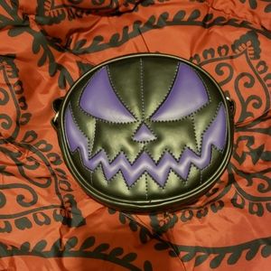 Love Pain and Stitches Jackolantern purse
